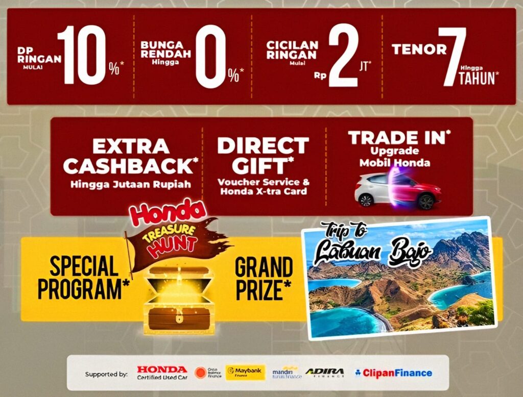 Promo Mobil Honda 2024